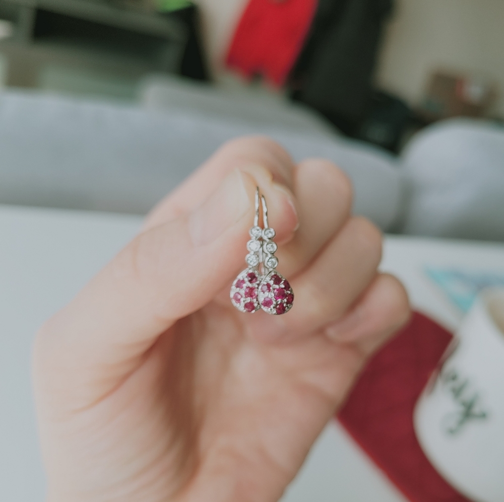 Ruby Earrings - image 1